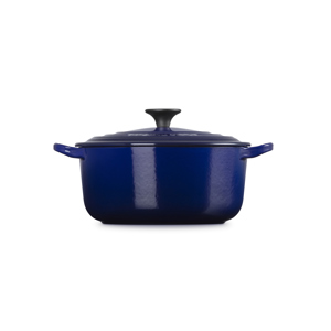 Le Creuset Indigo Cast Iron Round Casserole 20cm